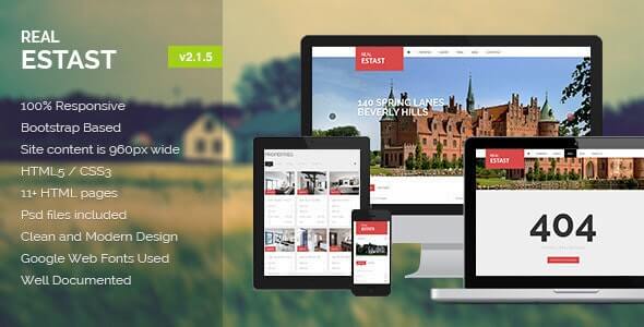 RealEstast Real Estate HTML Template