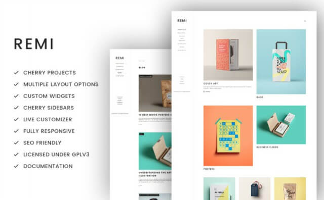 Remi Photographer Portfolio WordPress Theme