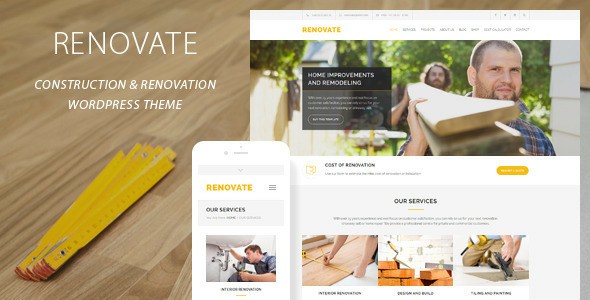 Renovate WordPress theme