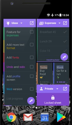 Saving notes Notepad