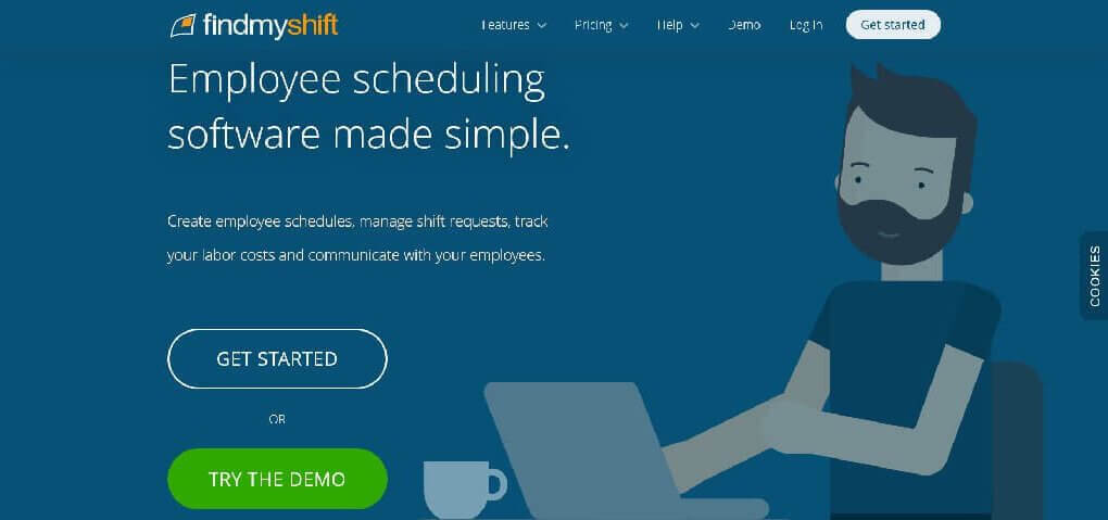 Screenshot Findmyshift