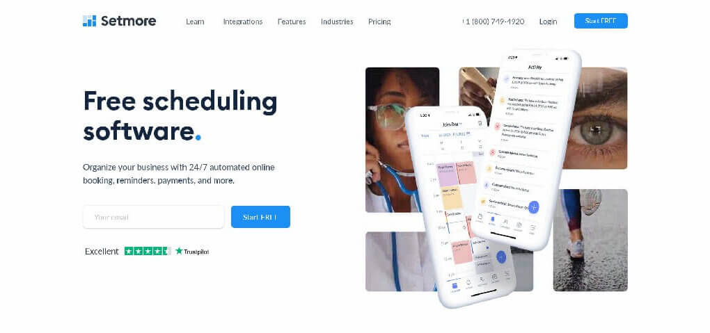 Screenshot Setmore
