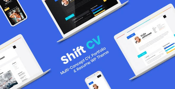 ShiftCV Multi Concept CV Resume Theme
