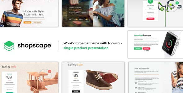Shopscape Single Product Wordpress Theme
