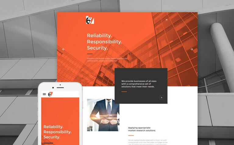 Six Website Template