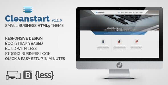 Small Business HTML Theme CLEANSTART