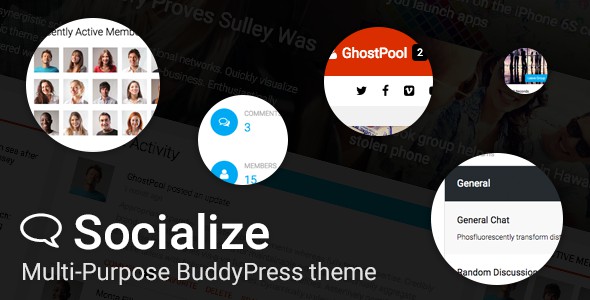 Socialize BuddyPress Theme