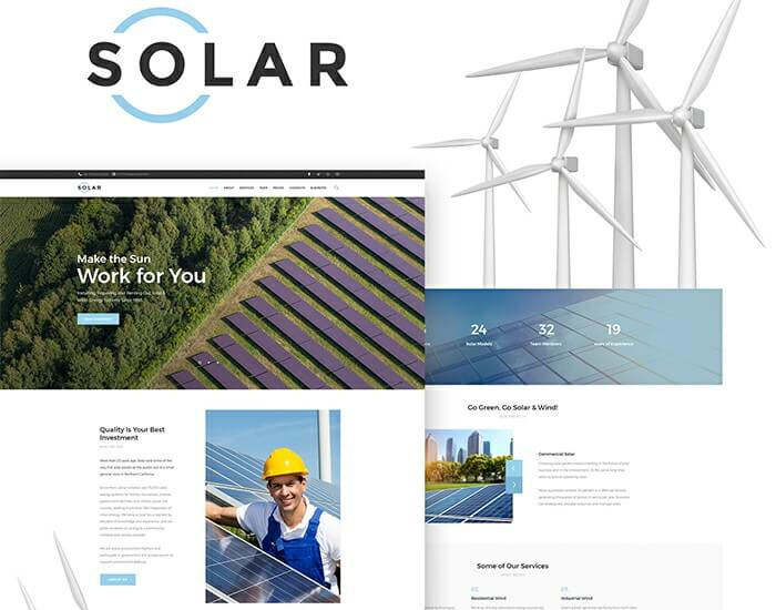 Solar WordPress Theme