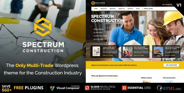 Spectrum Multi Trade Construction Business Theme