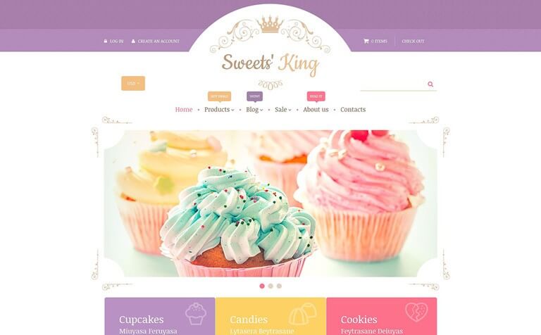 Sweets King Shopify Theme