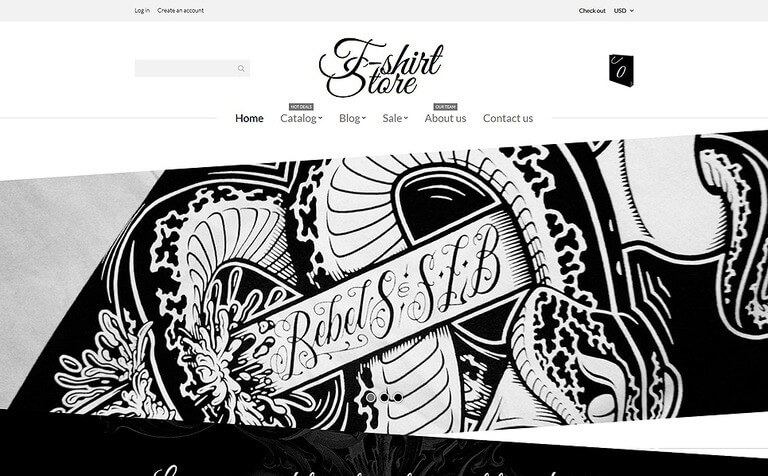 T Shirt Designs Shopify Theme