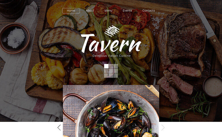 Tavern HTML5 Website Template
