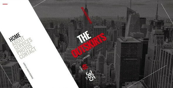 The Outskirts Responsive Coming Soon Page