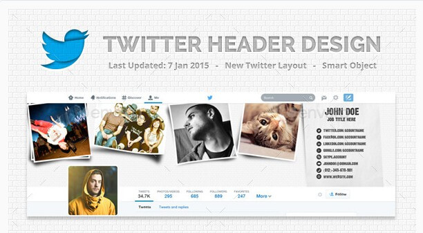 Twitter Background Design