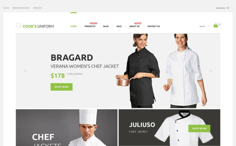 Uniform Store Responsive Shopify Theme