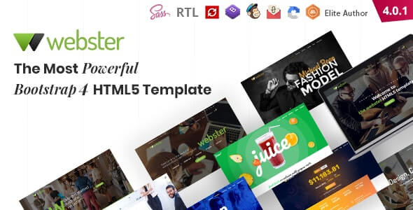 Webster Responsive Multi purpose HTML5 Template