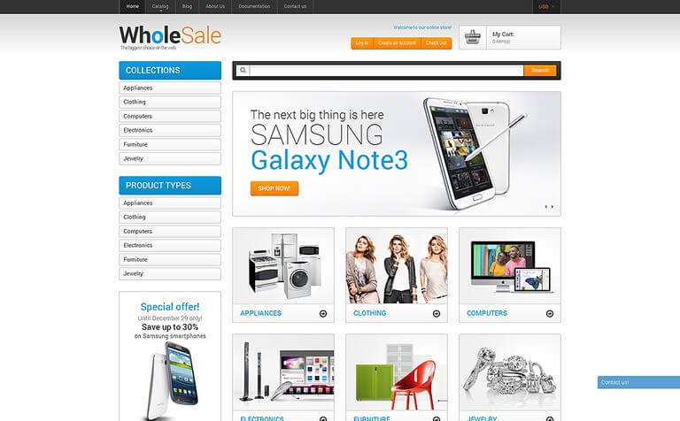 Wholesale Store Shopify Theme