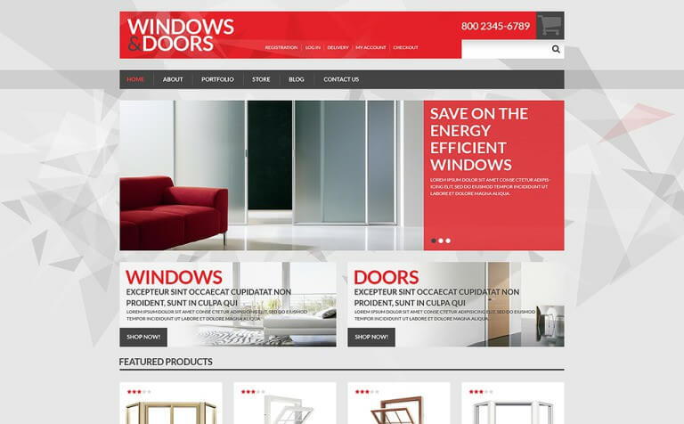 Windows Doors Store WooCommerce Theme