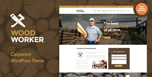 WoodWorker wp theme