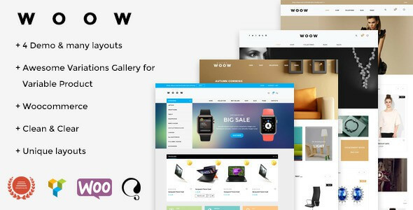 WOOW Responsive WooCommerce Theme
