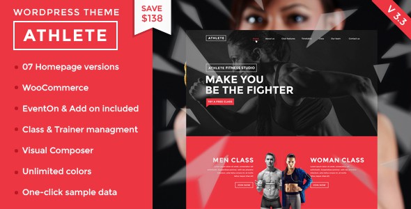 WordPress Fitness Themes 2