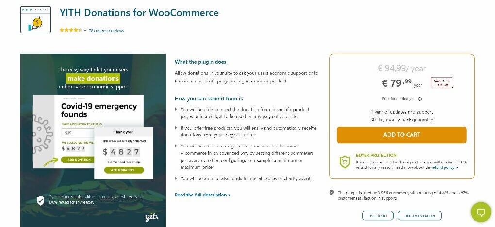 YITH Donations for WooCommerce