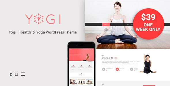Yogi Health Beauty Yoga WordPress Theme