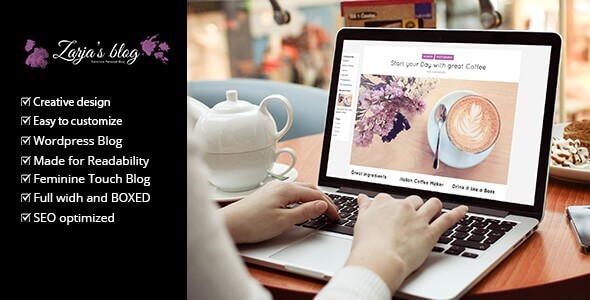 Zarja Blog WordPress Blog Theme
