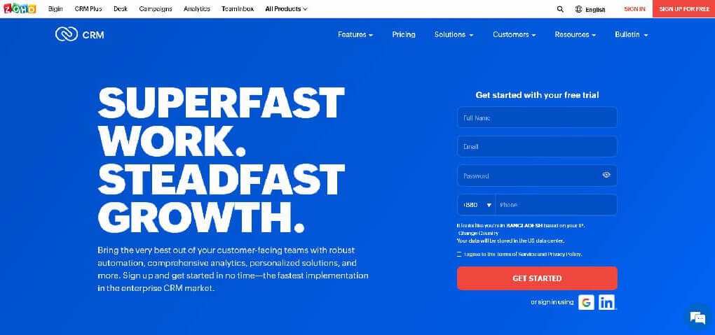 Zoho CRM.overview