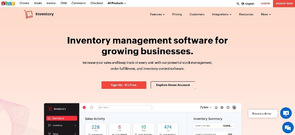 Zoho Inventory