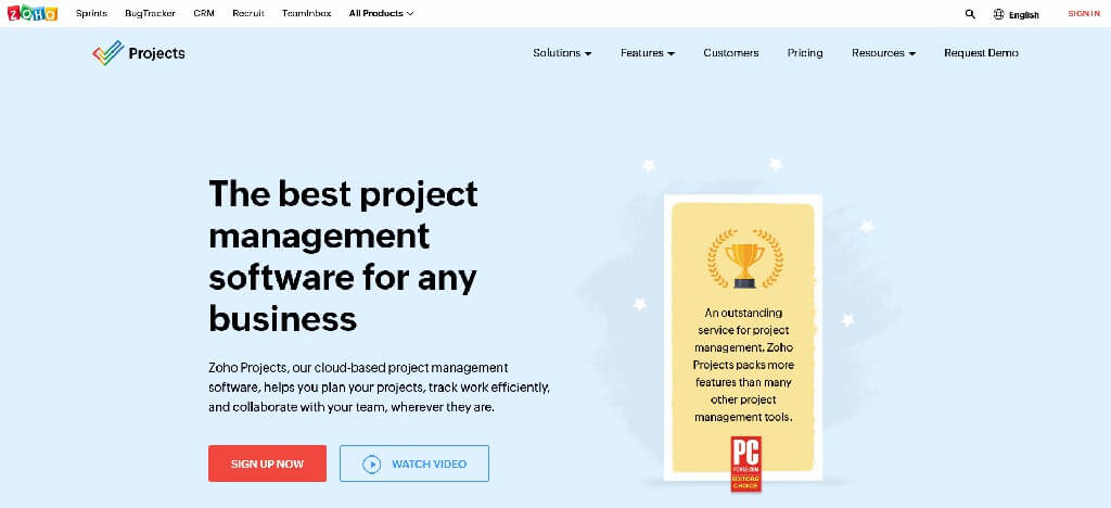 Zoho Projects.overview