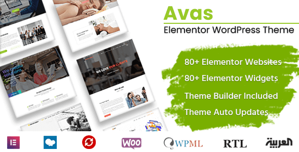 Avas MultiPurpose WordPress Theme