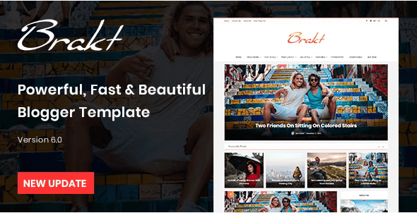 Brakt Personal Blogger Template