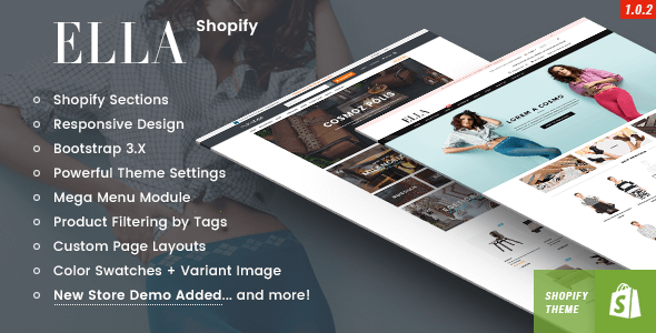 Ella Responsive Shopify Template