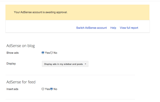 Enabling Google AdSense on Your Blog 5 1