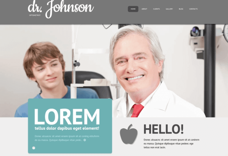 Optometrists Responsive WordPress Theme