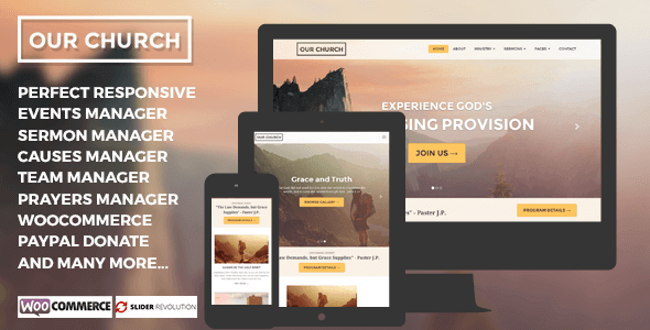 Our Church Church WordPress Theme