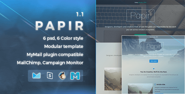 Papir Responsive Email Template