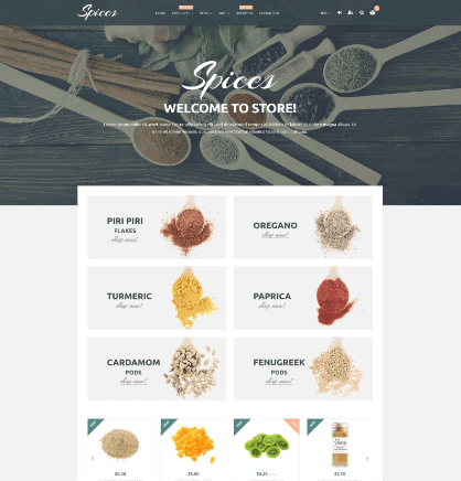 Spice Shop Responsive Shopify Theme