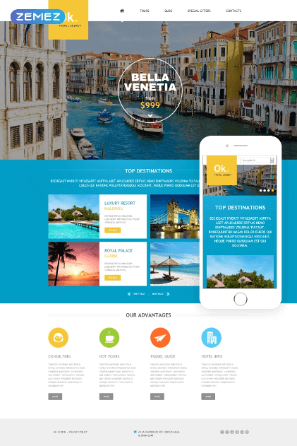 Travel Company Joomla Template
