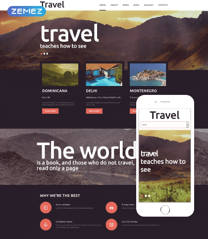 Travel Fancy Tourism Blog Joomla Template
