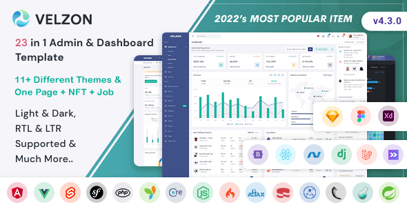 Velzon Admin Dashboard Template