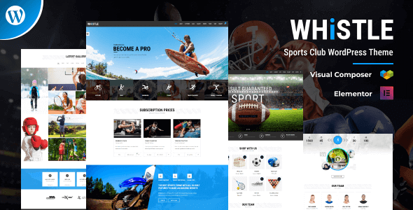 Whistle Sports Club WordPress