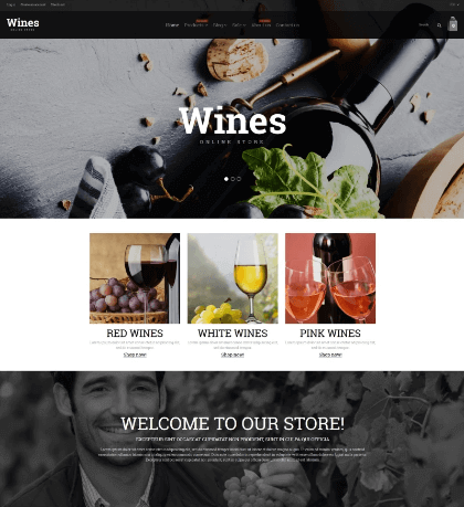 Wine Responsive Shopify Theme