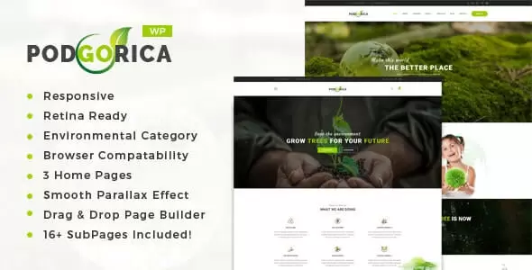 Podgorica Environment WordPress Theme