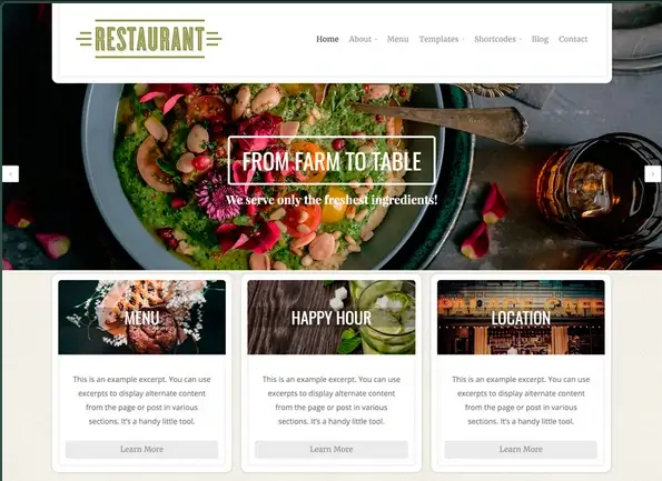 Restaurant Theme